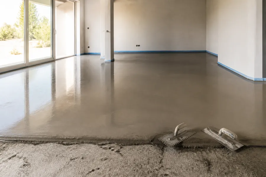 Installation and subfloor for a home with underfloor heating in the Netherlands